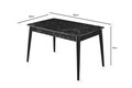 Masa extensibila, Nmobb, Lotus, 130x75x80 cm, MDF , Antracit