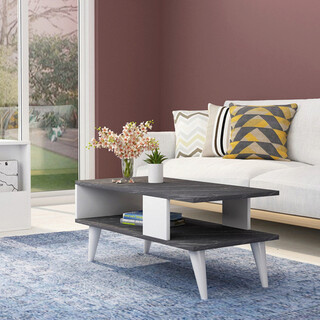 90x40x45 cm, Negru;Alb