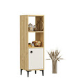 Dulap multifunctional, Olivia, Alone, 38.6x115x35 cm, PAL, Stejar Safir / Alb