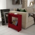 Masuta pentru living, Homitis, Simpi - Claret Red, 20x55x60 cm