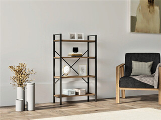 60x100x24 cm, Maro;Negru