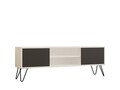 Comoda TV, Hanah Home, Hare, 140x50x30 cm, Alb / Antracit