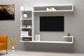 Comoda TV, Puqa Design, Noble, 180x121 cm, PAL, Alb