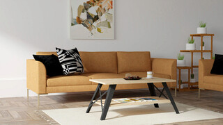 98x43x50 cm, Maro;Negru