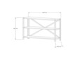 Corp biblioteca, Puqa Design, Derby, 103x60x29 cm, PAL, Maro