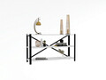 Corp biblioteca, Puqa Design, Derby, 103x60x29 cm, PAL, Alb