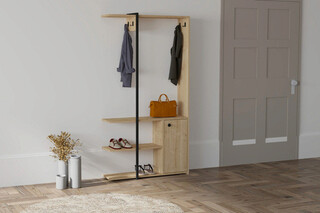 90x168x33 cm, Maro;Negru