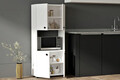 Dulap pentru bucatarie, Puqa Design, Ayaz, 60x140x31 cm, PAL, Alb