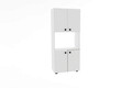 Dulap pentru bucatarie, Puqa Design, Ayaz, 60x140x31 cm, PAL, Alb