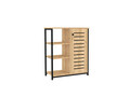 Corp biblioteca, Puqa Design, Ihlamur, 72x83 cm, PAL, Safir / Negru