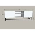Comoda TV, Puqa Design, Tugi, 150x50x40 cm, PAL, Maro