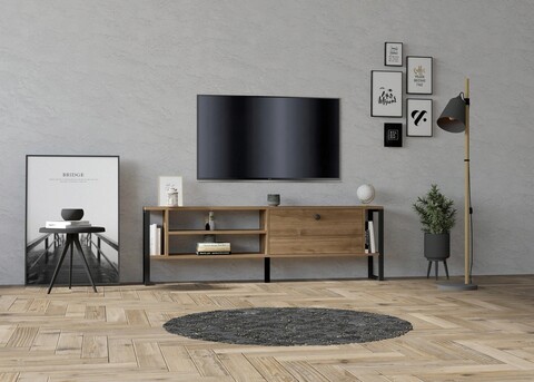 Comoda TV, Puqa Design, Asrın, 160x50 cm, PAL, Maro