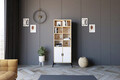 Corp biblioteca, Puqa Design, Lido, PAL, Stejar Safir / Alb