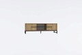 Comoda TV, Puqa Design, Mono, 160x50x40 cm, PAL, Maro