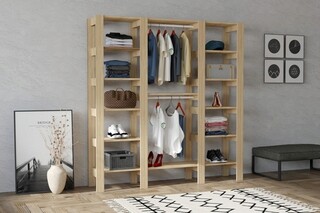 Dulap pentru haine, Puqa Design, City, PAL, Maro