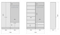 Cuier de perete, Rani, M11, PAL, Alb