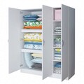 Dulap pentru haine, Rani, BA105, 145x181 cm, PAL, Alb