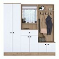 Cuier de perete, Rani, P6, PAL, Alb/Maro