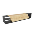 Comoda TV, Hanah Home, Rhodes, 240x37.1x47.4 cm, Antracit / Stejar