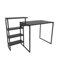 Birou, Retricy, Rino, 133x60x76 cm, PAL, Negru