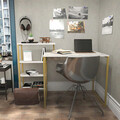 Birou, Retricy, Rino, 133x60x76 cm, PAL, Auriu