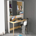 Birou, Retricy, Wood, 120x60x196 cm, PAL, Alb / Stejar