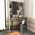 Birou, Retricy, Wood, 120x60x196 cm, PAL, Alb/Maro