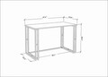 Birou, Retricy, Kane, 120x60x74 cm, PAL, Alb/Negru