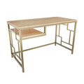 Birou, Retricy, Kennesaw, 120x60x74 cm, PAL, Aur / Stejar