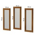 Set 3 oglinzi decorative, Hanah Home, Lavia, Auriu