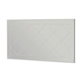 Oglinda decorativa, Siam, Pauli, 60x120x2 cm, MDF , Alb