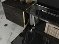 Set mobilier living, Dovelle, Veyron Set 1, PAL, Negru