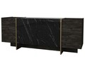 Set mobilier living, Dovelle, Veyron Set 2, PAL, Negru