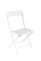 Set mobilier de gradina 3 piese, Valovi, Bistro Set 2, MDF , Alb