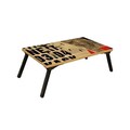 Masuta laptop, Vella, Gusto 766, 60x24 cm, PAL, Pin Atlantic / Alb