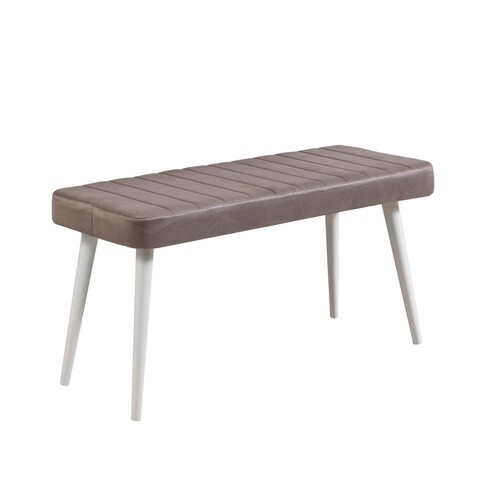 Banca, Vella, Stormi Bench, Metal, Alb/Gri