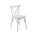 Scaun, Vella, Oliver Chair, 46x87x48 cm, PAL, Alb