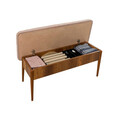 Banca, Vella, Vina Bench Walnut, Piatra, PAL, Nuc / Piatra