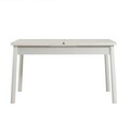 Masa extensibila, Vella, Santiago Masa White, 120x77x75 cm, PAL, Alb
