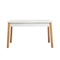 Set masa si scaune 4 piese, Vella, Costa Atlantic-White Navy Blue, PAL, Pin Atlantic / Albastru Marin