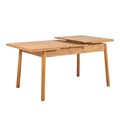 Set masa extensibila si 4 scaune, Vella, Santiago Atlantice -Soho Grey, PAL, Pin Atlantic / Gri