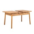 Set masa extensibila si 4 scaune, Vella, Santiago Atlantice -Soho Grey, PAL, Pin Atlantic / Gri