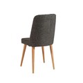 Set masa si scaune 5 piese, Vella, Costa Atlantice-Anthracite, PAL, Pin Atlantic / Antracit
