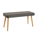 Set masa si scaune 6 piese, Vella, Costa Atlantic Anthracite, PAL, Pin Atlantic / Antracit