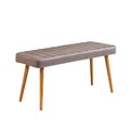 Set masa extensibila si 6 scaune, Vella, Santiago Atlantic-White Grey, PAL, Pin Atlantic / Alb / Gri