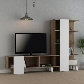 Dark Oak, White