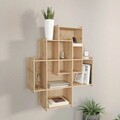 Raft de perete, Zena Home, Adis, 70x88 cm, PAL, Stejar