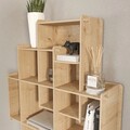 Raft de perete, Zena Home, Adis, 70x88 cm, PAL, Stejar