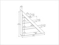 Corp biblioteca, Zena Home, Pisagor, 120x131 cm, PAL, Marmura alba