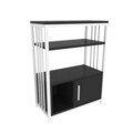 Corp biblioteca, Zena Home, Letos, 60x80x29 cm, PAL, Antracit/Alb